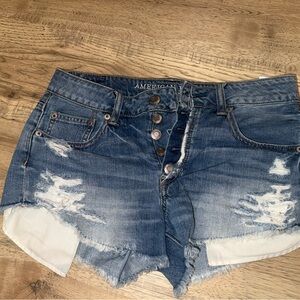 American Eagle high rise festival size 4
